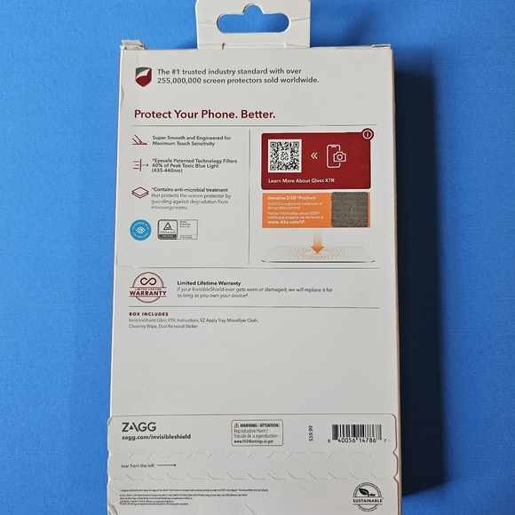 iPhone 13 Pro Max - ZAGG Glass XTR Screen Protector - Picture 2 of 3